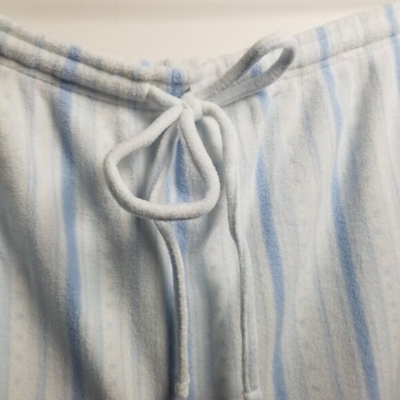 Eileen West Pastel Blue Lace Trim Cottagecore Women's Flannel Pajamas Sz 2X - Picture 10 of 11